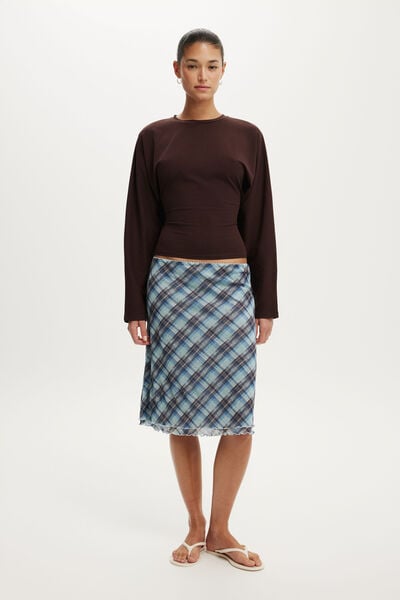 Blair Batwing Long Sleeve, DARK OAK