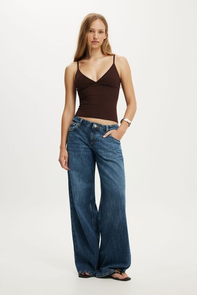 Rib Cami, DARK OAK