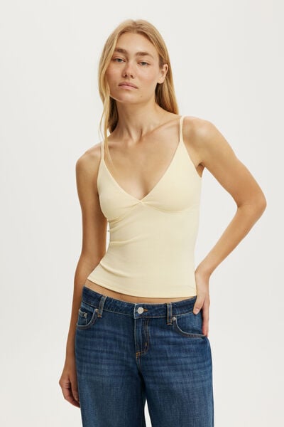 Rib Cami, VANILLA GLOW