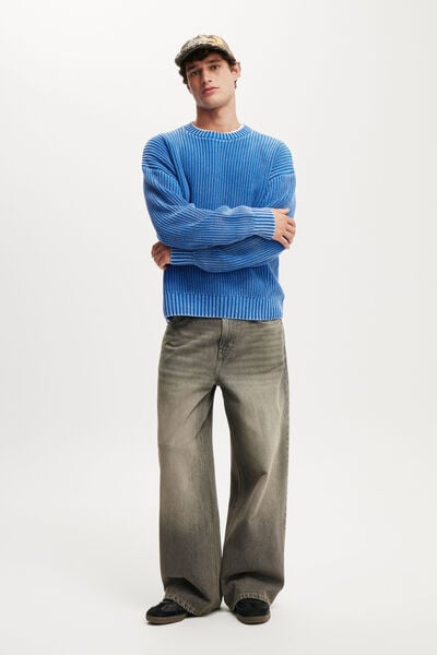 Super Baggy Jean, Y2K WASHED GREY
