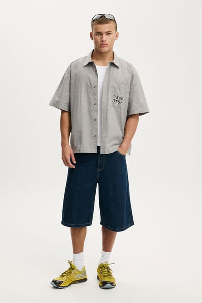 Super Baggy Jort, FADE BLUE