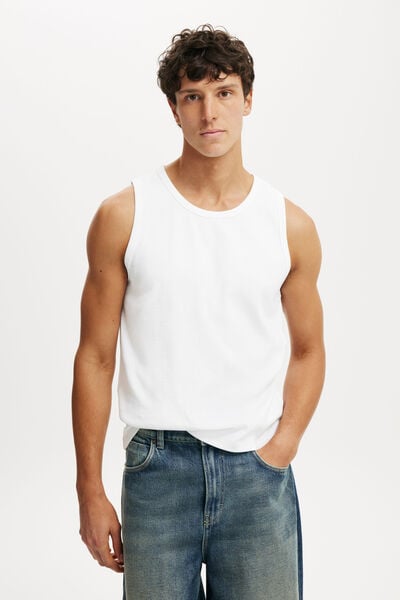 Rib Tank, WHITE