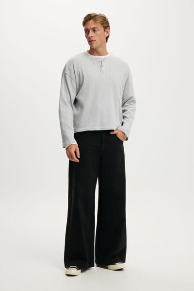 Y2k Super Baggy Jean, DIRE BLACK