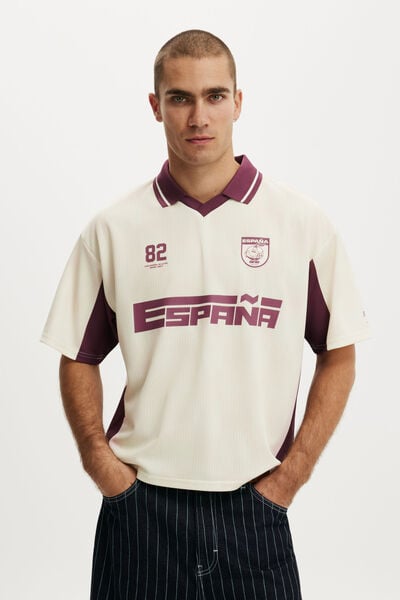 Fifa Cropped Sports Jersey, LCN FCL CREAM PUFF - FIFA - ESPANA 82 SOCCER