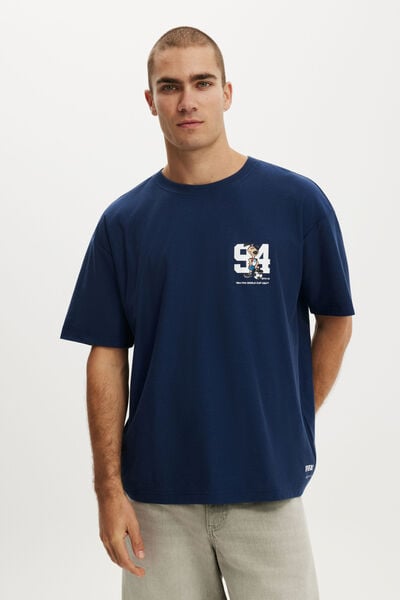 Box Fit Fifa T-Shirt, LCN FCL INDIGO / FIFA - USA 94