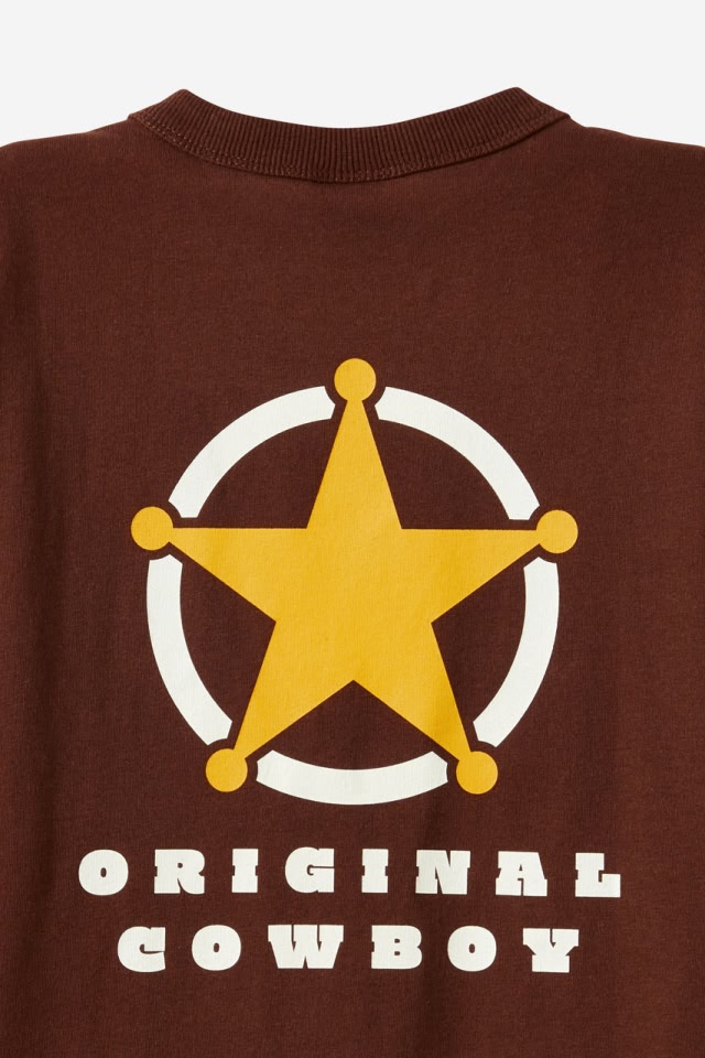 License drop shoulder tee