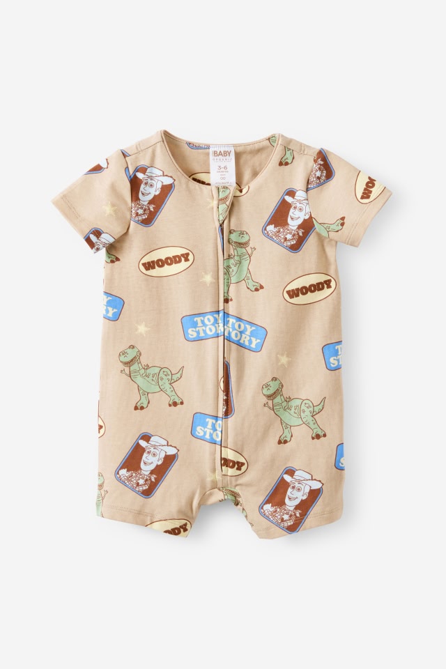 Growie zip romper license