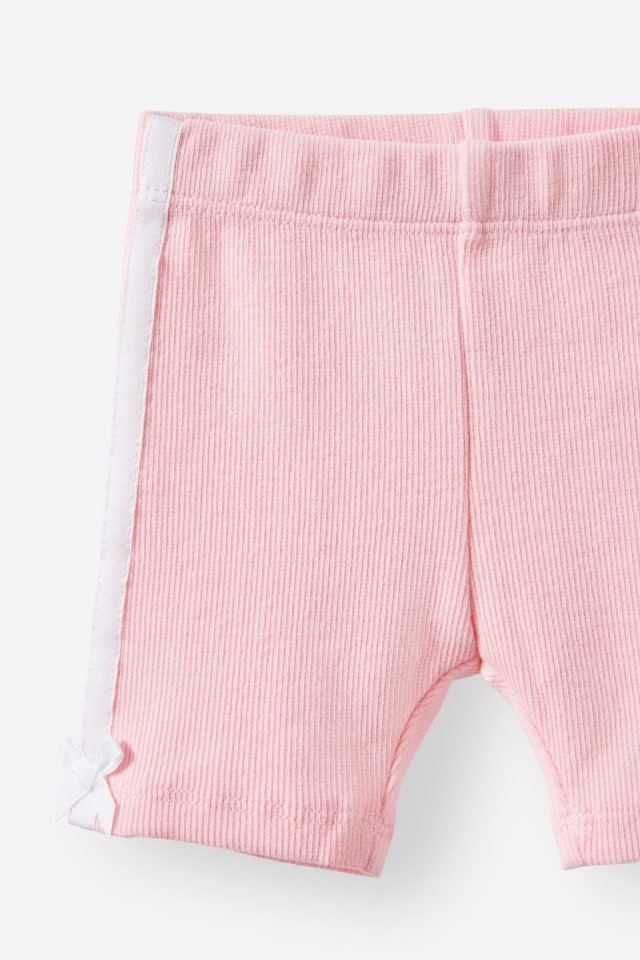Baby essential rib bike shorts